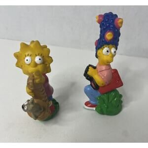 The Simpsons lot figures Vintage 1990 Marge Lisa Vinyl